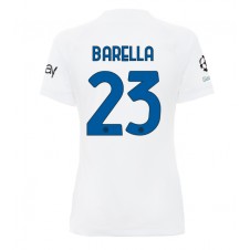 Inter Milan Nicolo Barella #23 Bortatröja Dam 2023-24 Korta ärmar